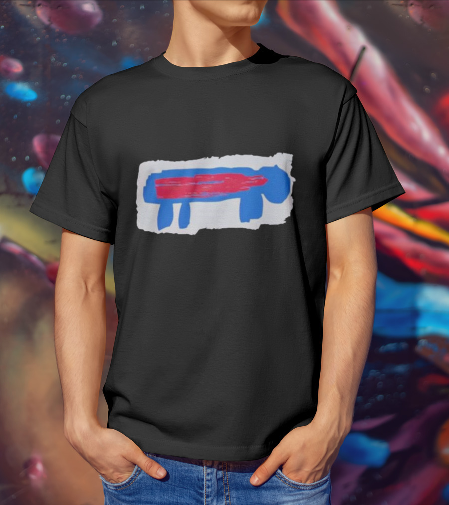 Buffalo Bills I Tried My Best Bold Abstract Buffalo T-Shirt
