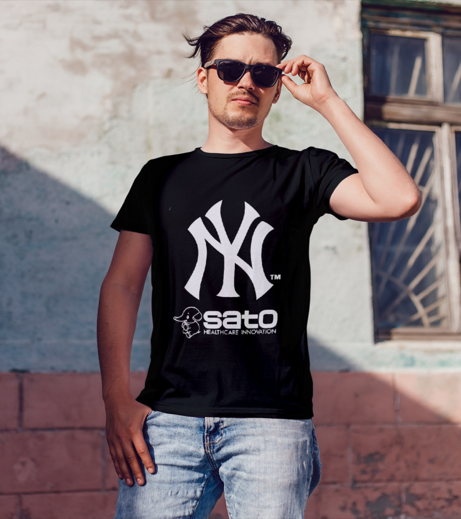 New York Yankees Sato Healthcare Innovation Collaboration T-Shirt