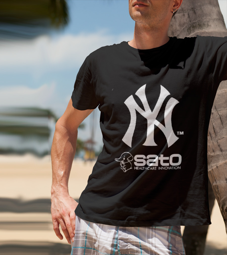 New York Yankees Sato Healthcare Innovation Collaboration T-Shirt