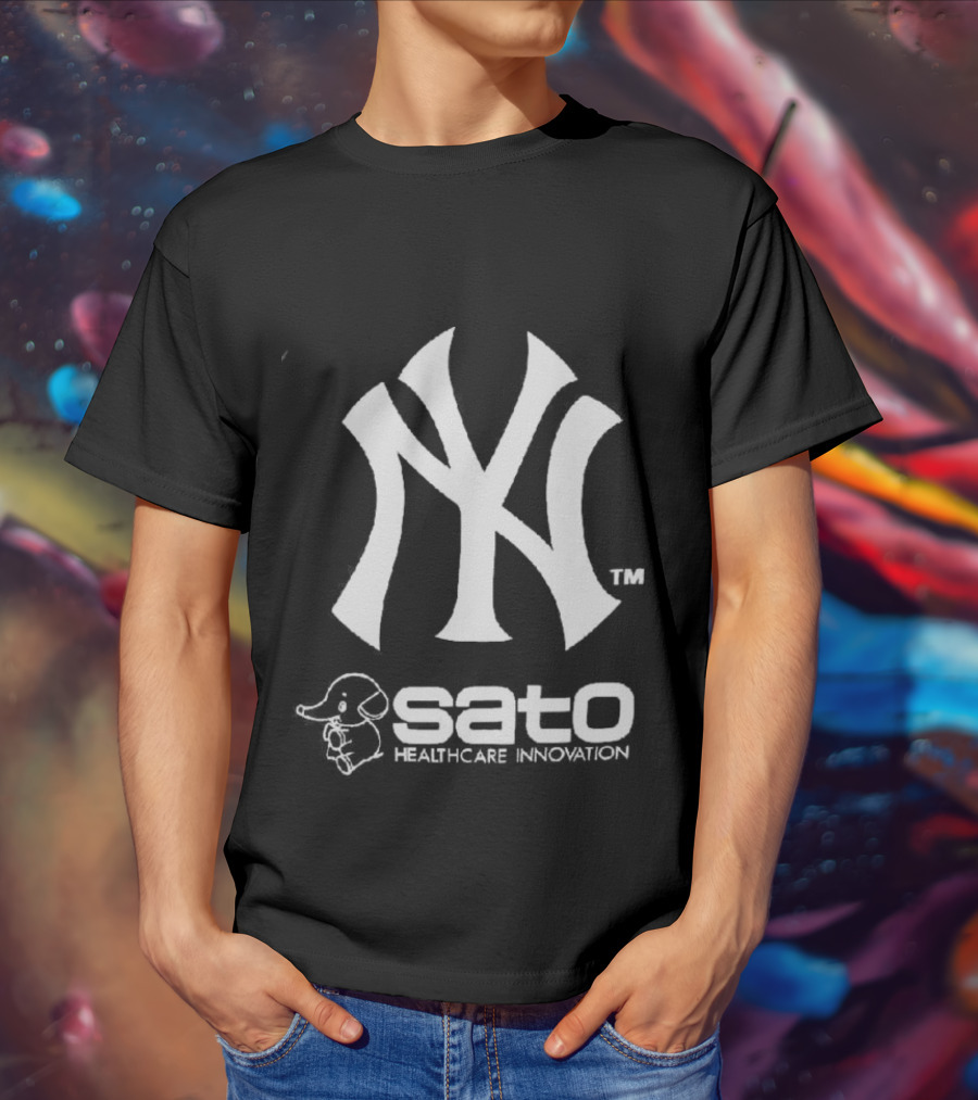 New York Yankees Sato Healthcare Innovation Collaboration T-Shirt