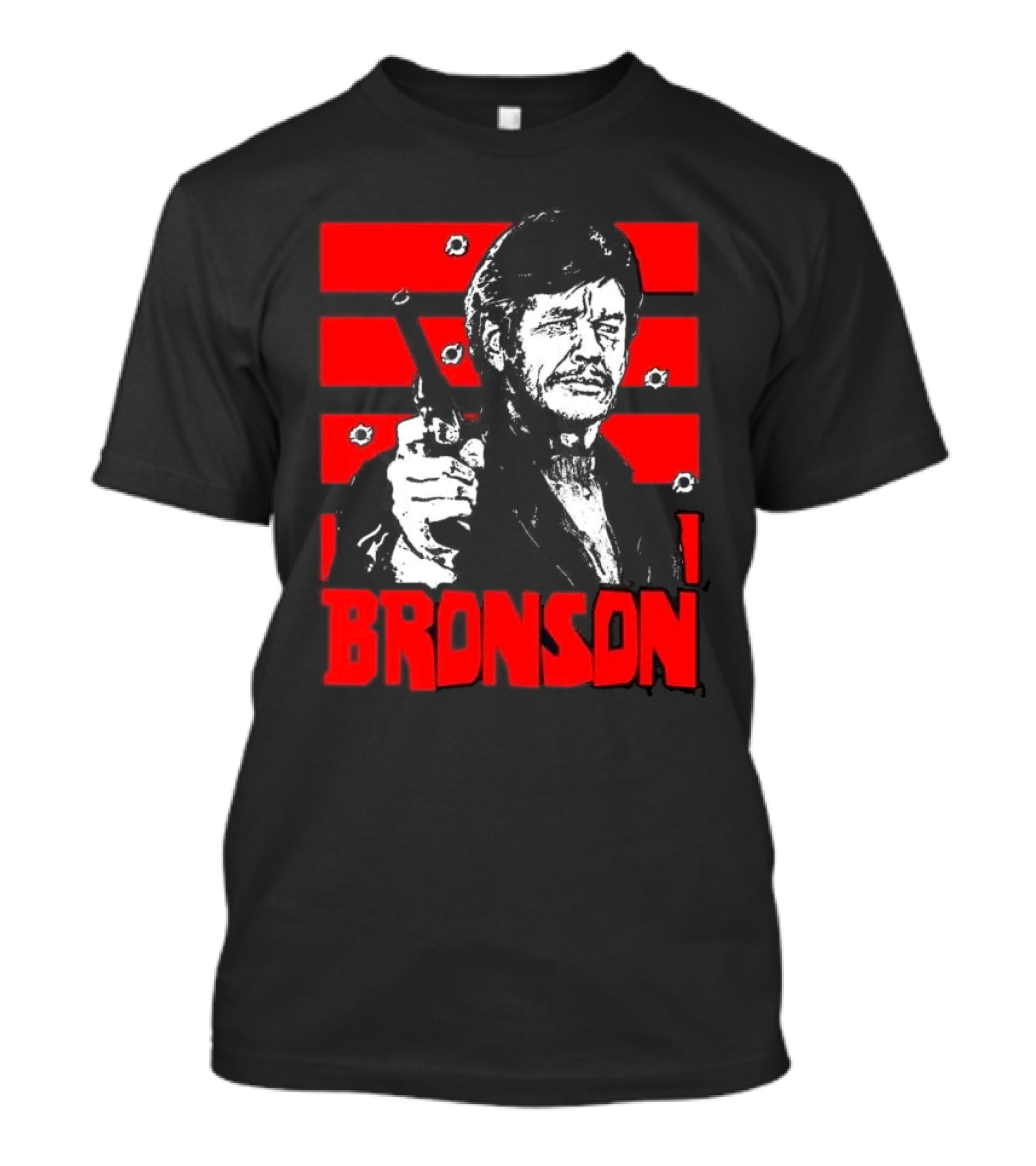 Chat Rat 99 Mag Charles Bronson 70s Movie Death Wish 1974 Gun Iconic Bronson Image T-Shirt