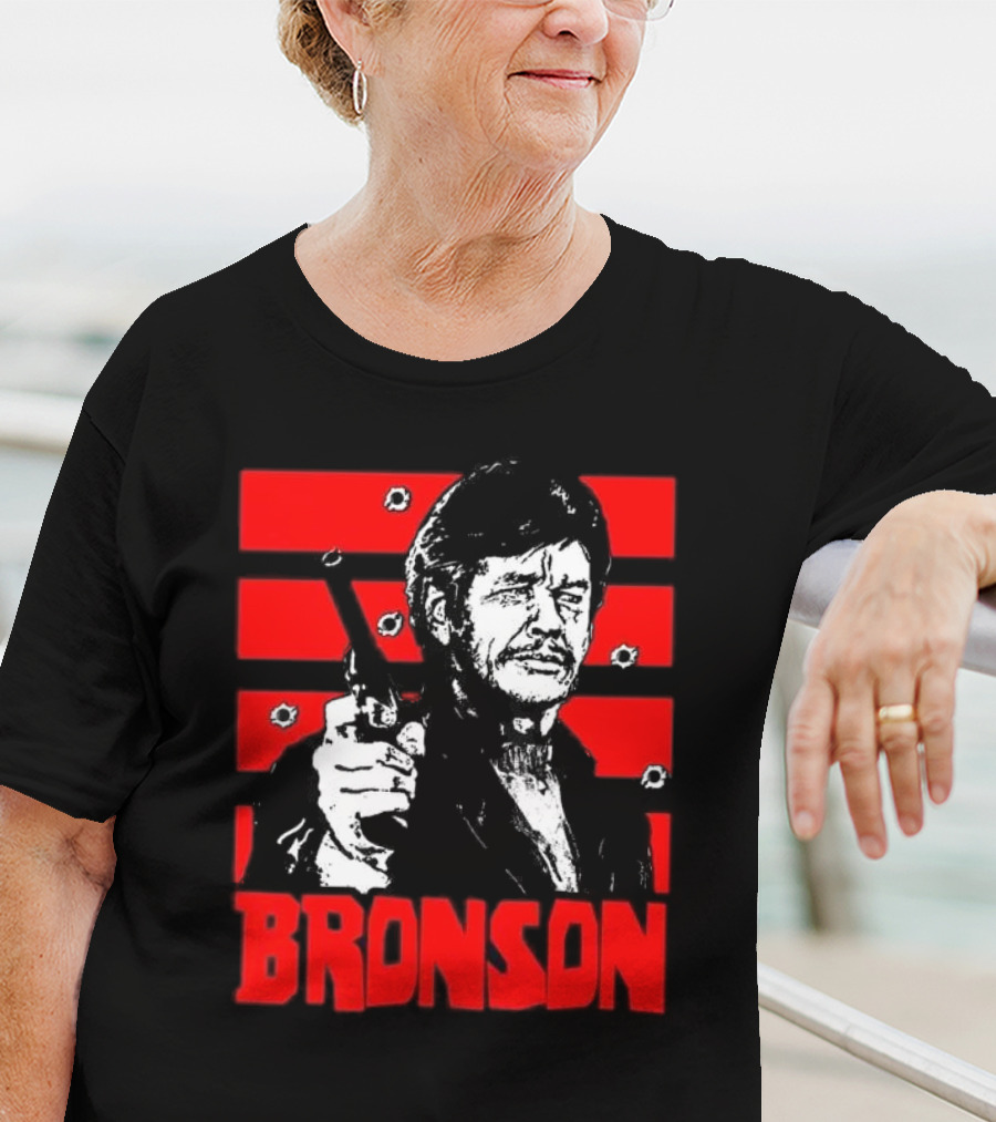 Chat Rat 99 Mag Charles Bronson 70s Movie Death Wish 1974 Gun Iconic Bronson Image T-Shirt