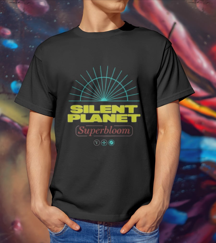 Silent Planet Superbloom Lunar Cycles Custom Windbreaker T-Shirt
