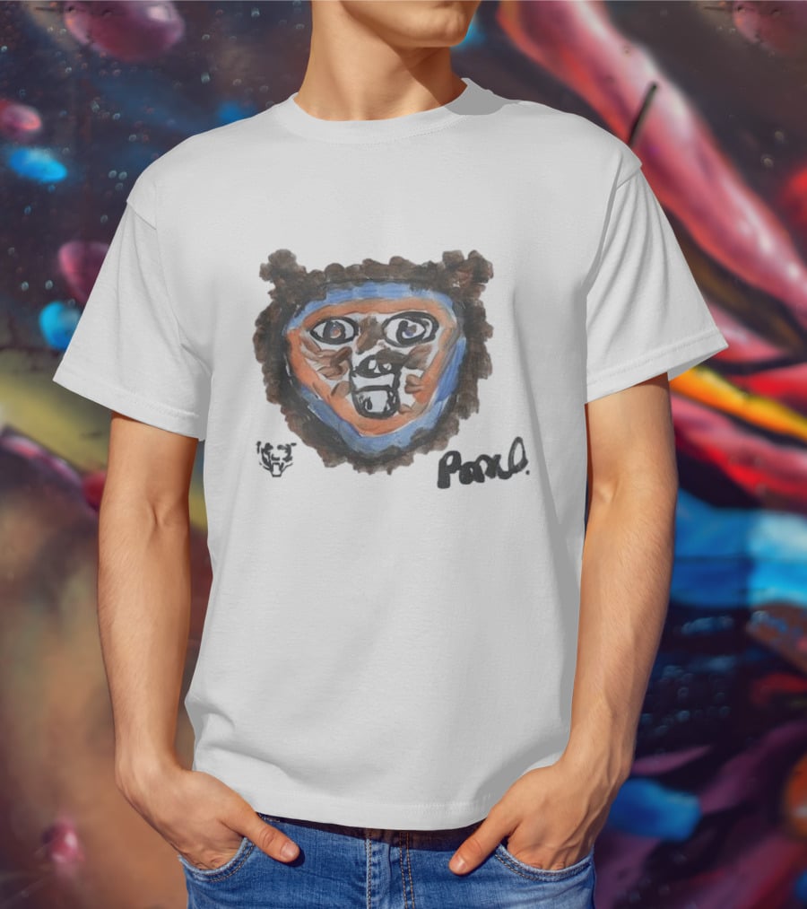 Rome Odunze Chicago Bears Rookie Paint Tri-Blend T-Shirt