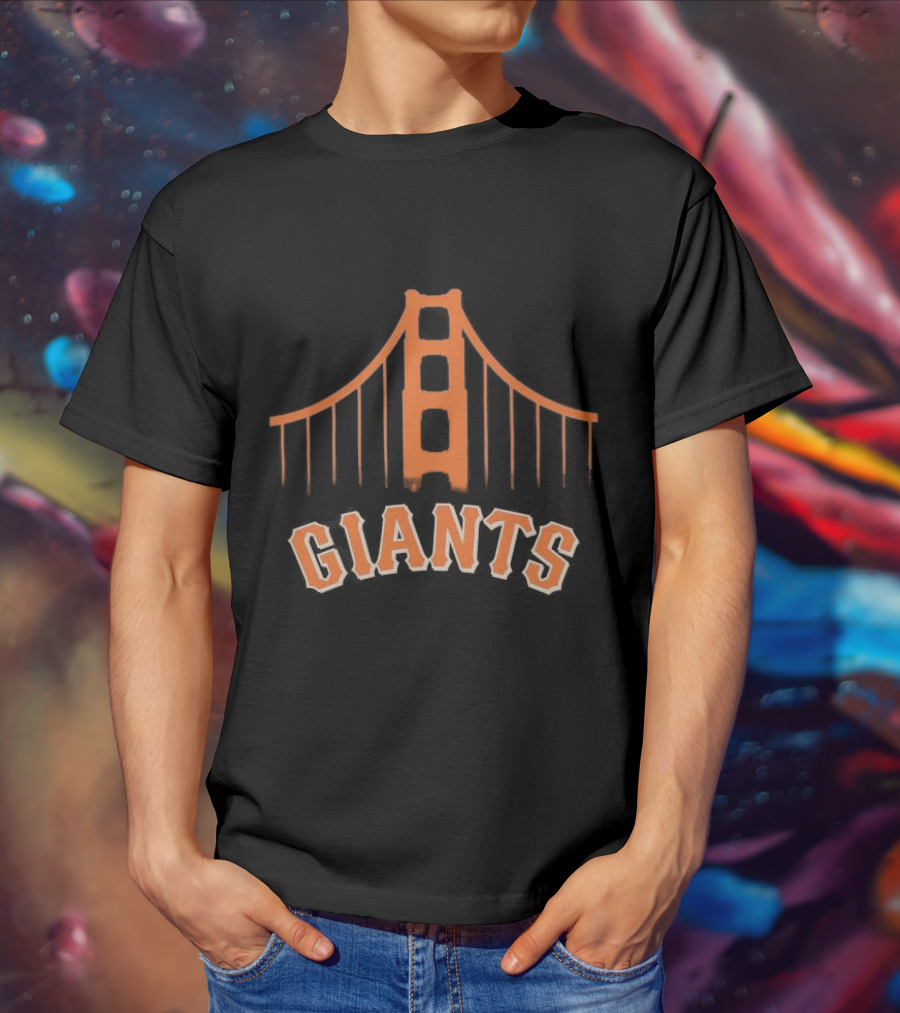 San Francisco Giants MLB Golden Gate Bridge T-Shirt