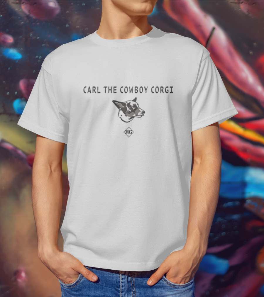 Riley Green Carl The Cowboy Corgi Cattle Dog Ops T-Shirt