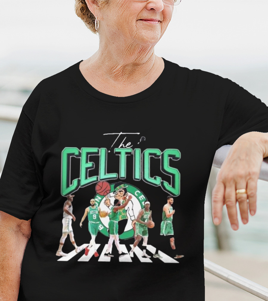 The Celtics Jrue Holiday Jayson Tatum Jaylen Brown Derrick White Al Horford Signatures Team Players T-Shirt