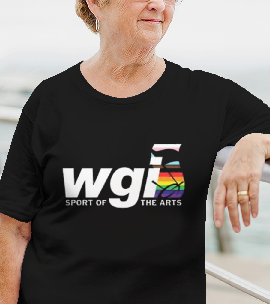WGI Sport Of The Arts Pride Month Rainbow Flag T-Shirt