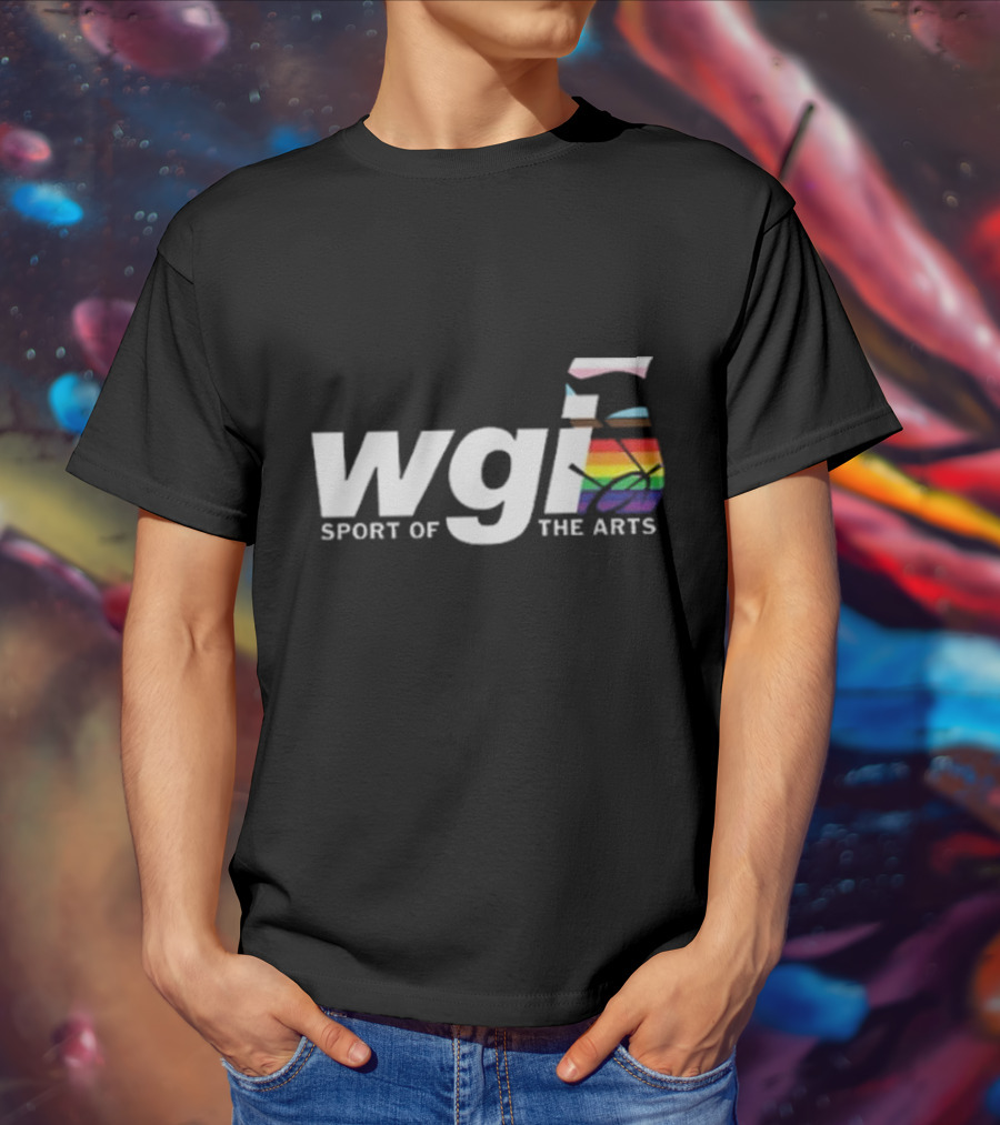 WGI Sport Of The Arts Pride Month Rainbow Flag T-Shirt