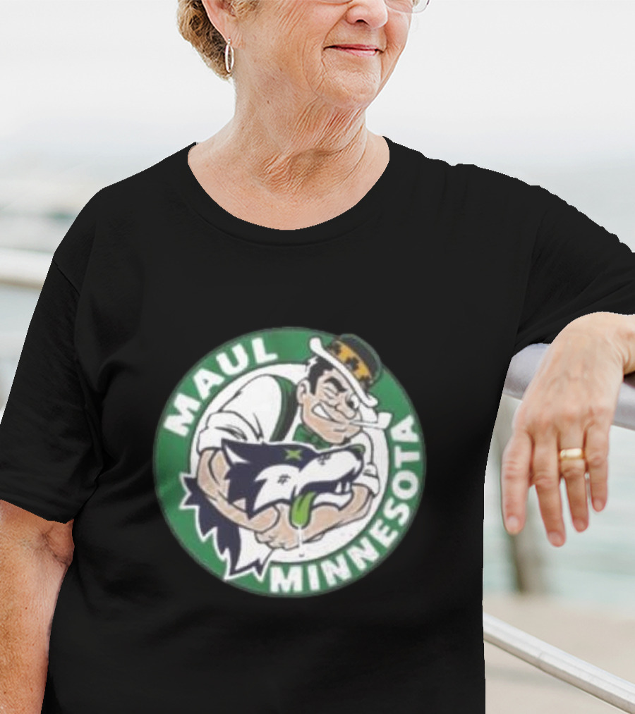Boston Celtics Maul Minnesota Timberwolves T-Shirt