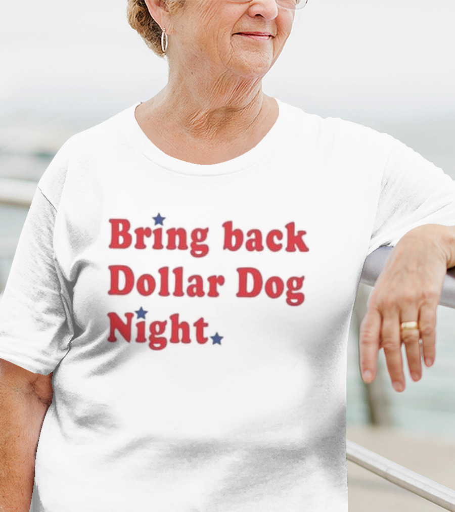 Bring Back Dollar Dog Night Nostalgia With Red Stars T-Shirt