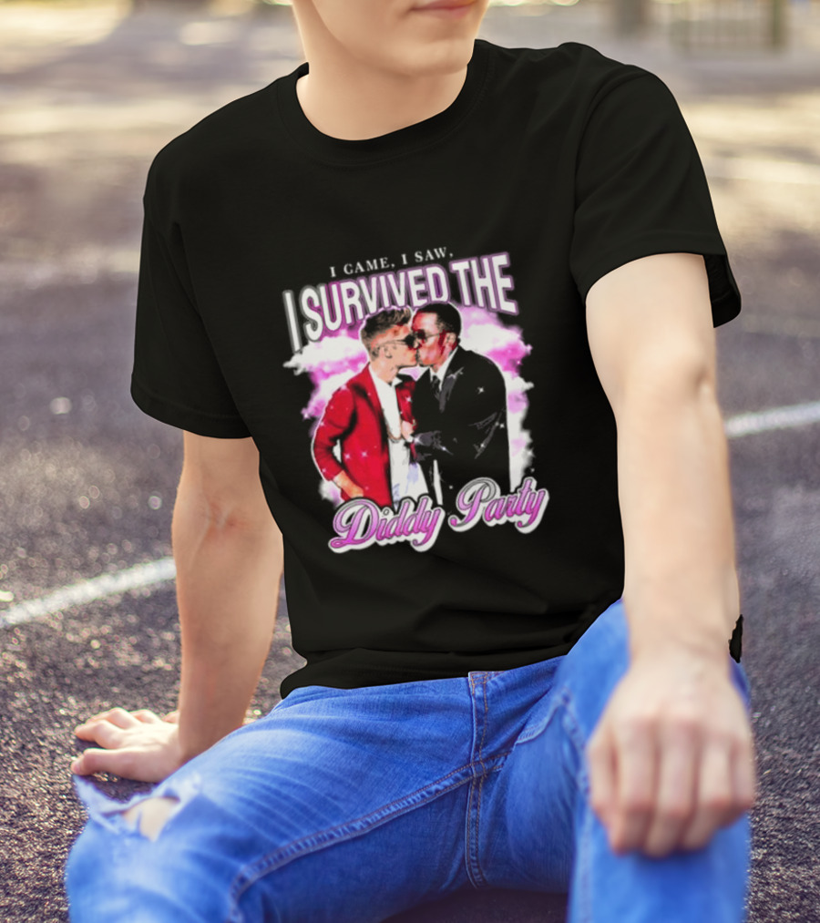 I Came I Saw I Survived The Diddy Party T-Shirt
