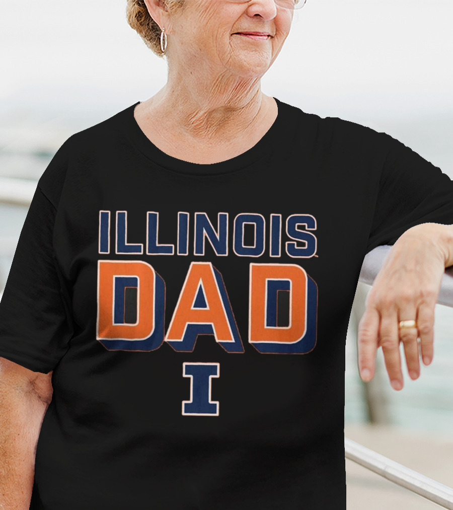 Illinois Dad Fighting Illini T-Shirt