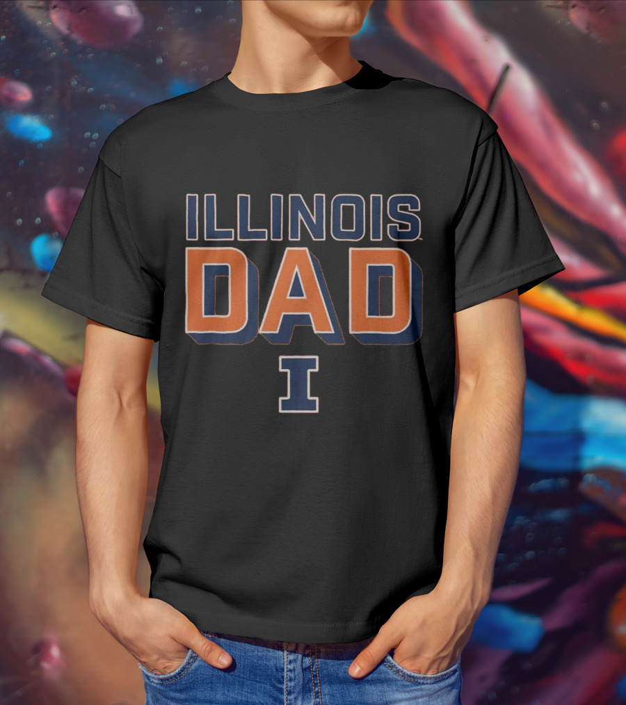 Illinois Dad Fighting Illini T-Shirt