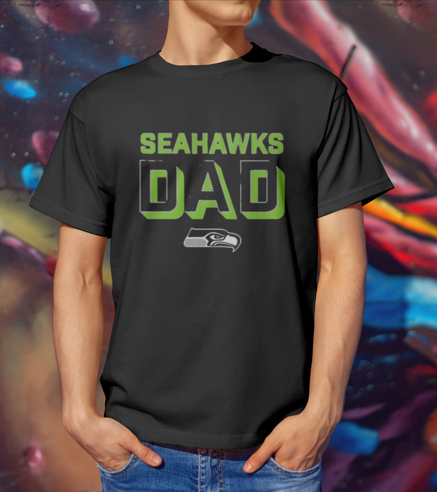 SEATTLE SEAHAWKS DAD T-Shirt