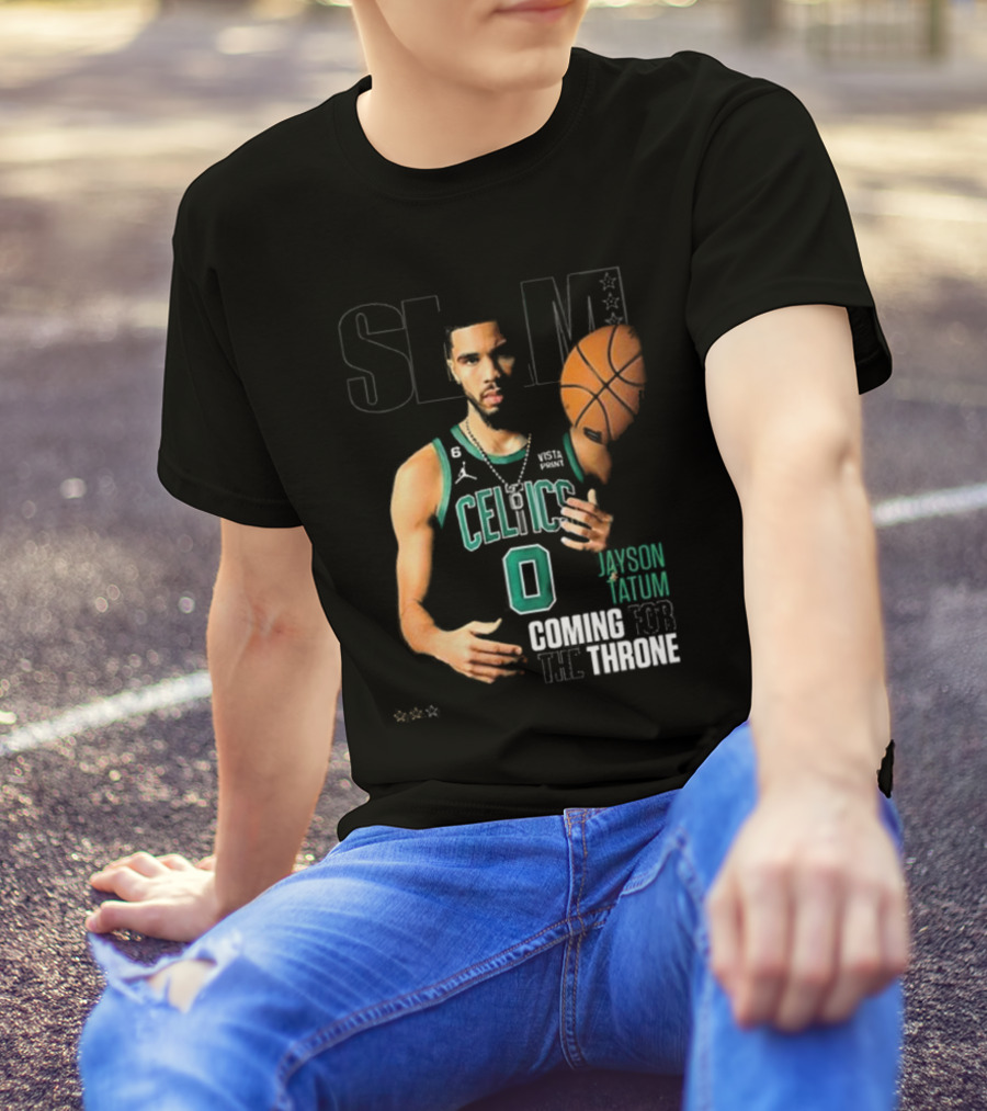 Slam Jayson Tatum Celtics Coming For The Throne T-Shirt