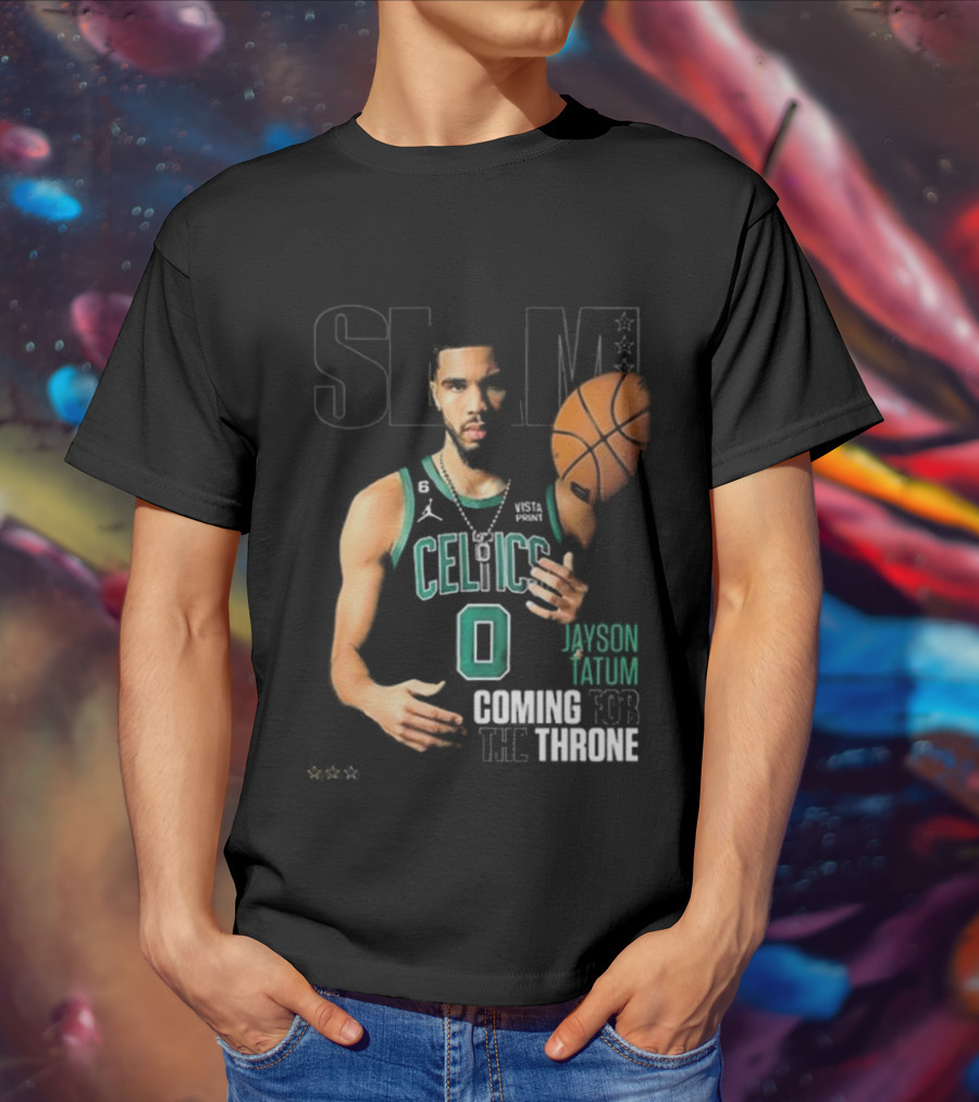 Slam Jayson Tatum Celtics Coming For The Throne T-Shirt