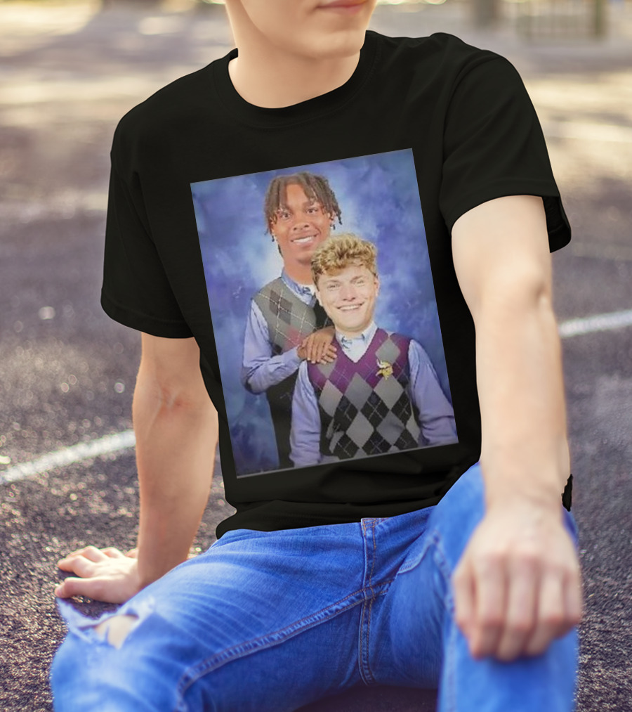 Step Brothers Justin Jefferson JJ McCarthy Minnesota Vikings T-Shirt