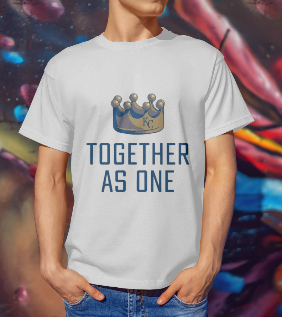 Together As One KC Crown Baseball T-Shirt