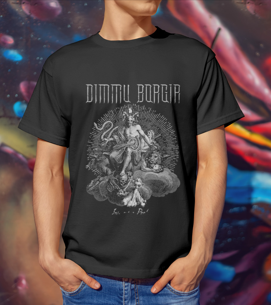Dimmu Borgir Ins. Profanus Occult Iconography Baphomet Inspired T-Shirt