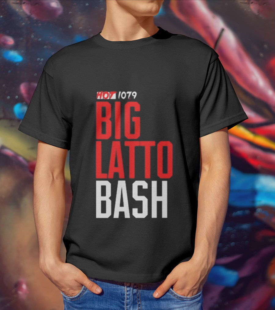 Hot 1079 Big Latto Bash Event Promotion T-Shirt