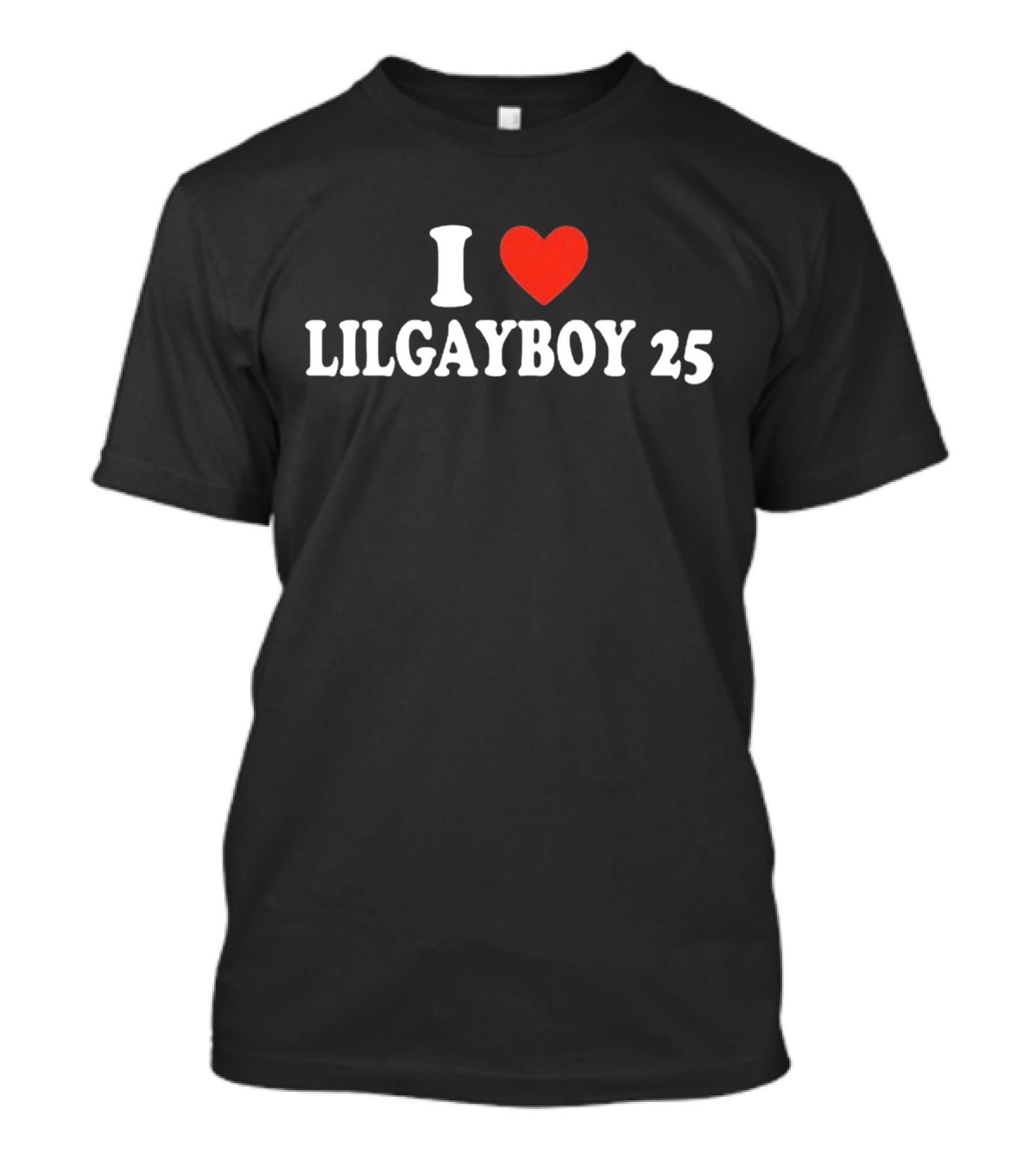 I Love Lilgayboy 25 Red Heart T-Shirt