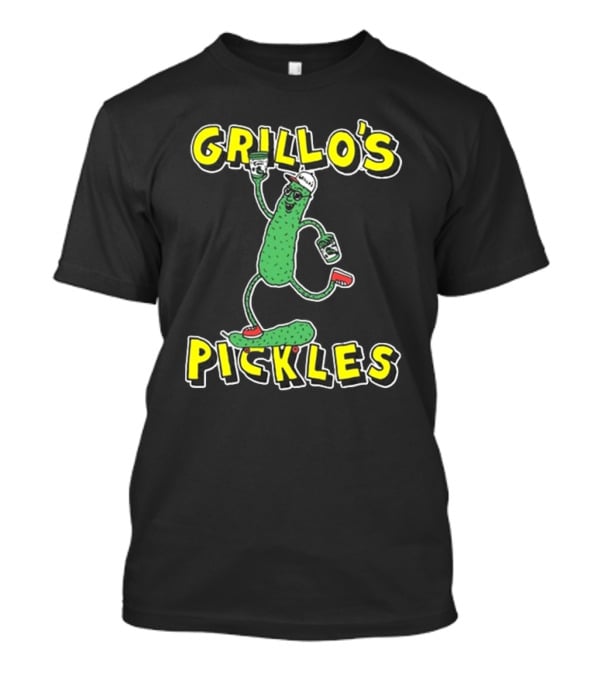 Grillo's Pickles Skateboarding Pickle Man Mike Lottie X Grillo’s T-Shirt