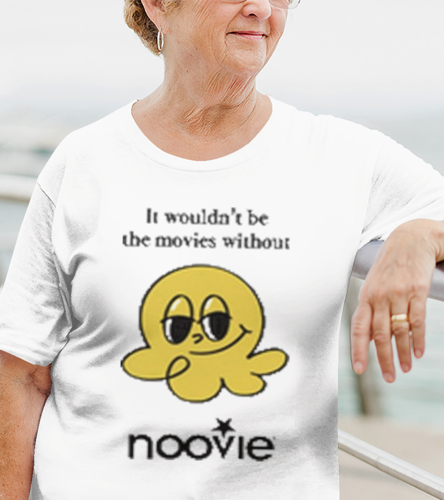 It Wouldn’t Be The Movies Without Noovie Iconic Yellow Mascot T-Shirt