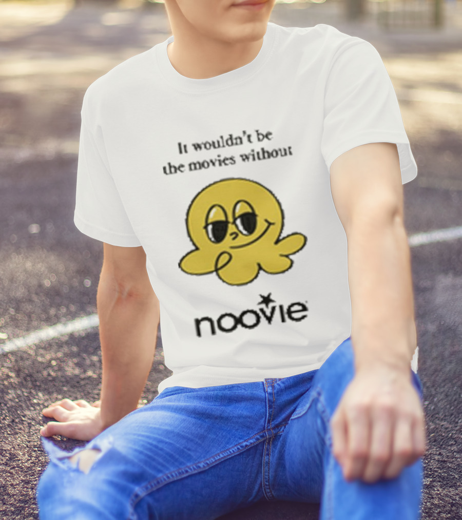 It Wouldn’t Be The Movies Without Noovie Iconic Yellow Mascot T-Shirt