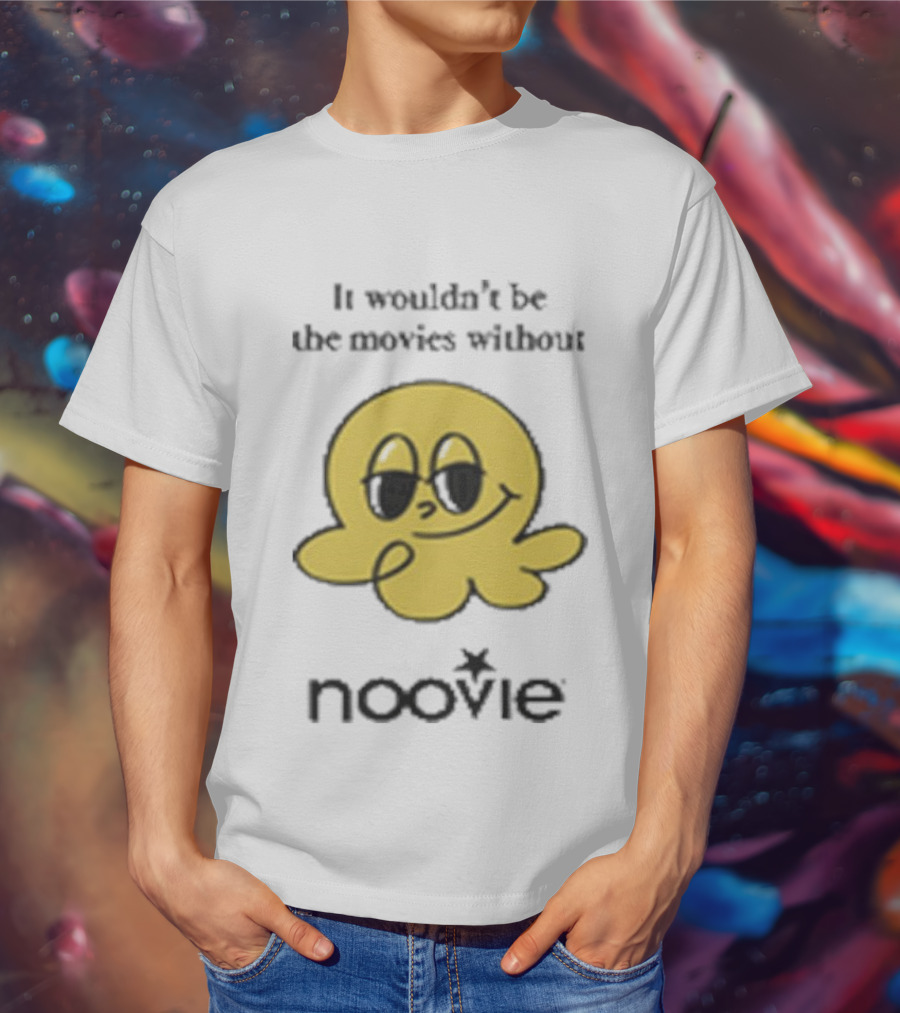 It Wouldn’t Be The Movies Without Noovie Iconic Yellow Mascot T-Shirt