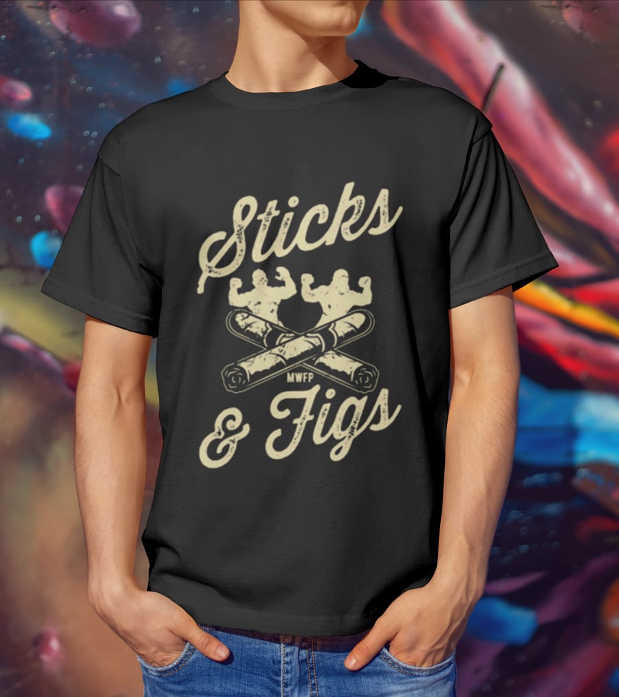 Sticks And Figs MWFP Iconic Arm Flexing Roll T-Shirt