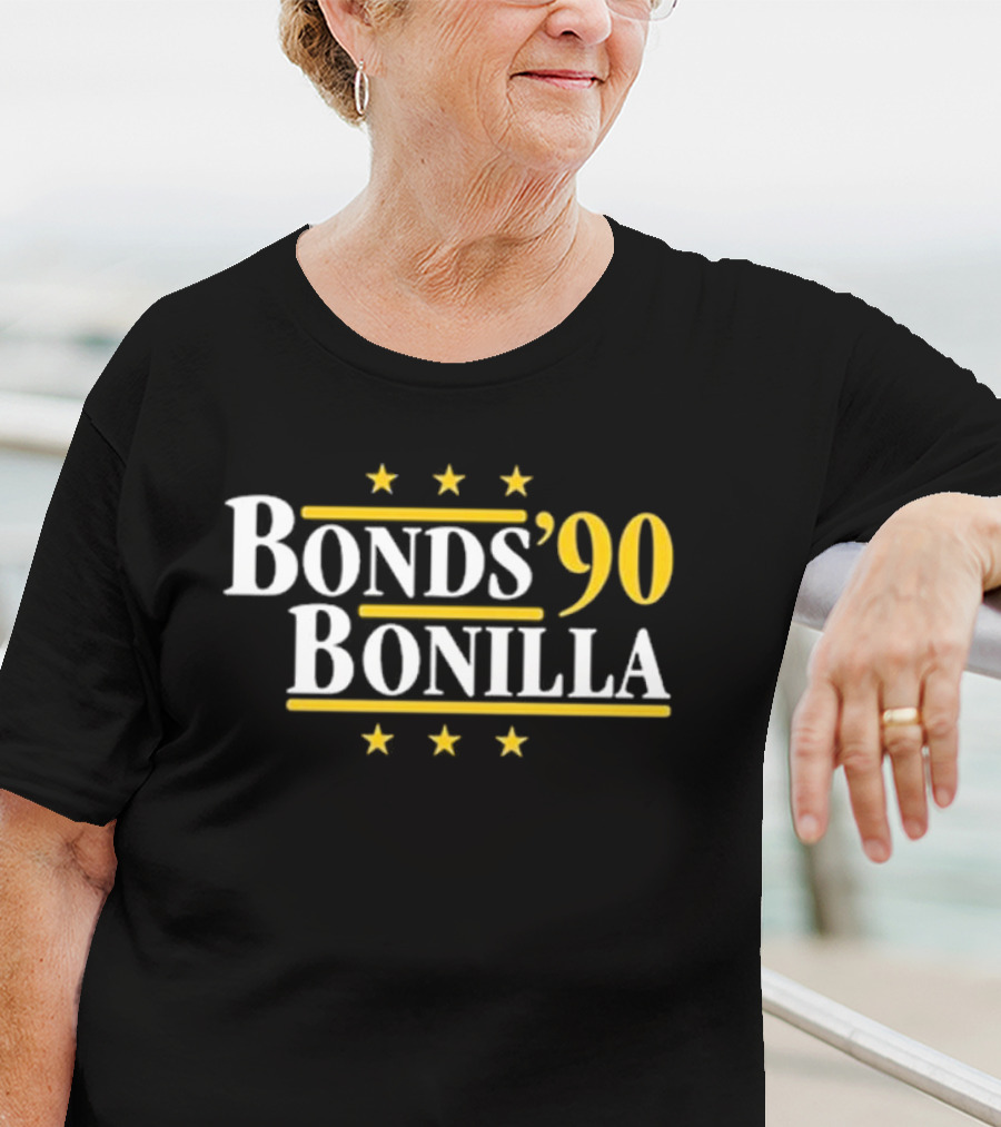 Bonds '90 Bonilla Five Stars Colin Dunlap T-Shirt