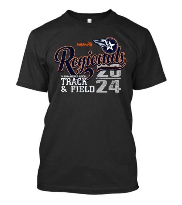 MHSAA Regionals Jr. High/Middle School Track And Field T-Shirt