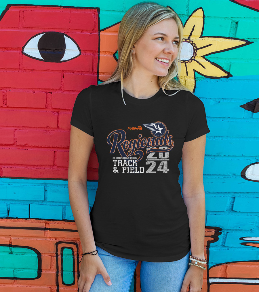MHSAA Regionals Jr. High/Middle School Track And Field T-Shirt