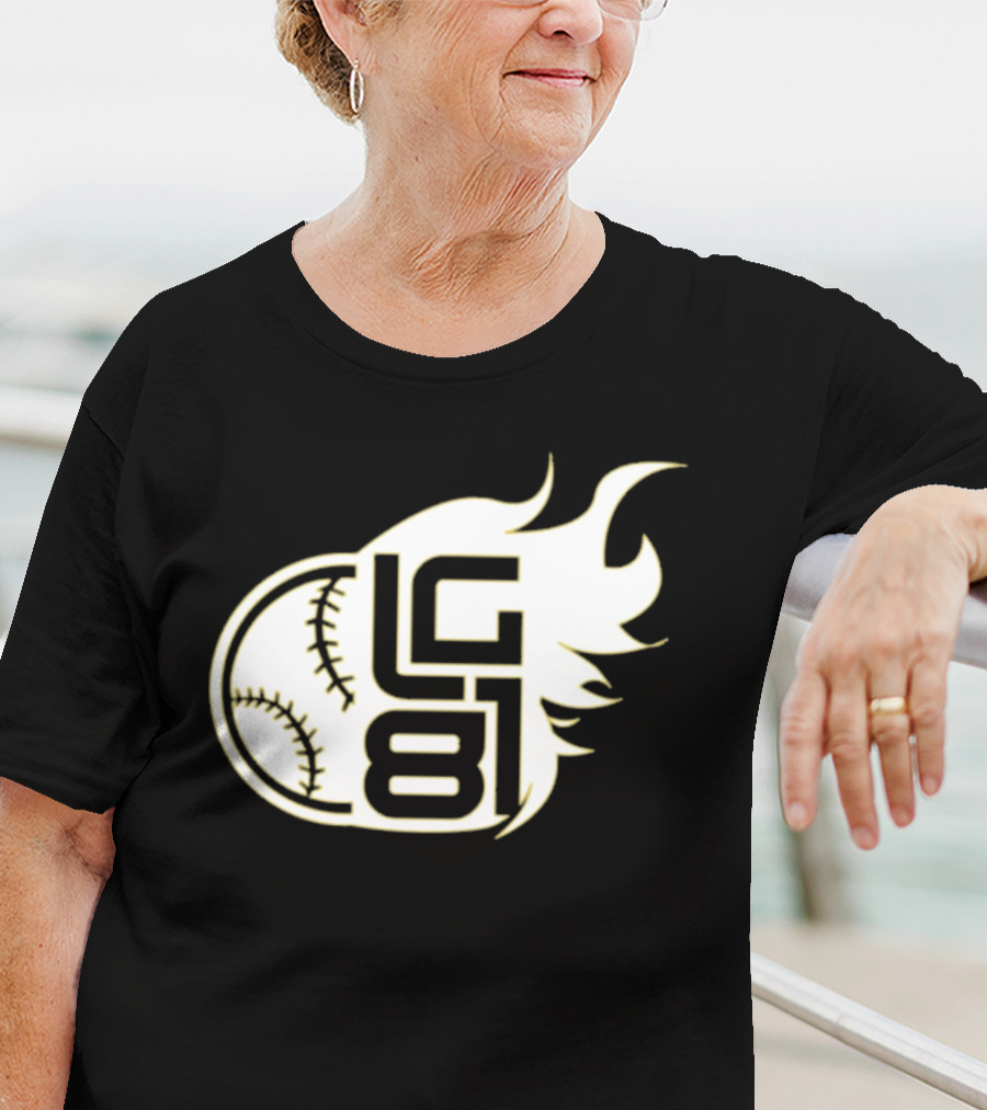 Jeff Passan Luis Gil LG 81 Baseball Flame T-Shirt