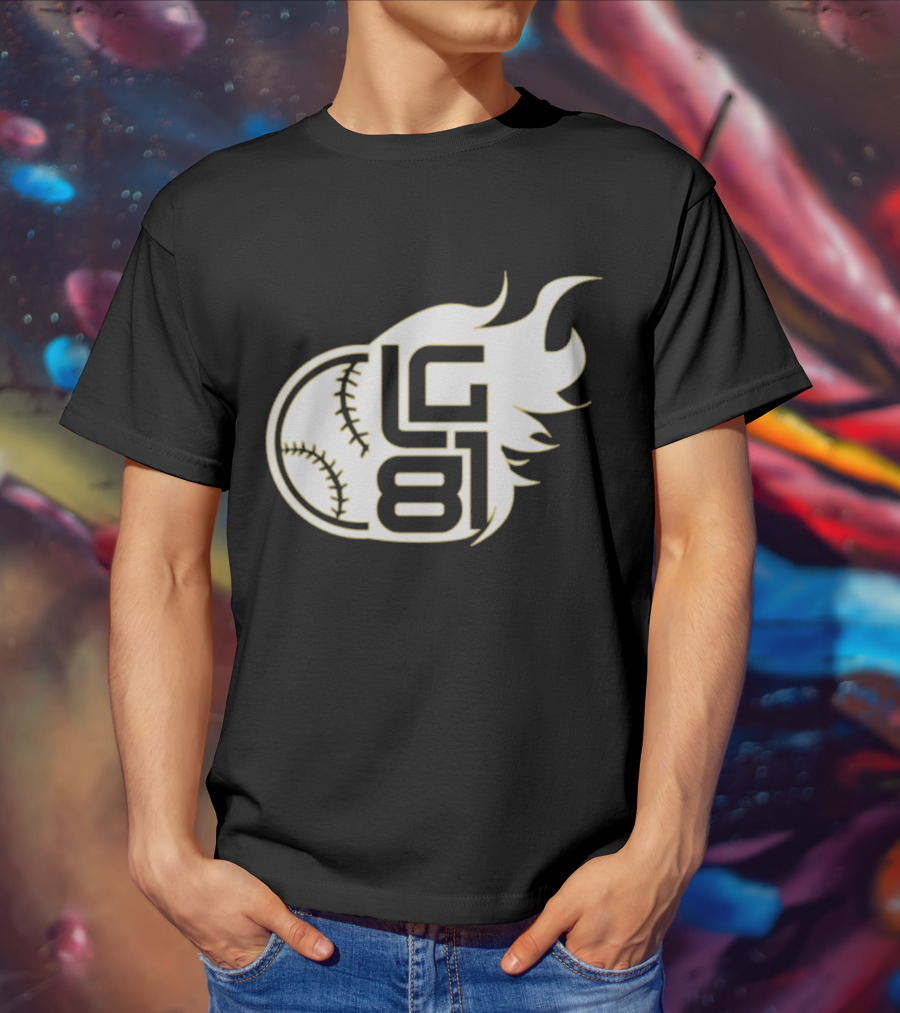 Jeff Passan Luis Gil LG 81 Baseball Flame T-Shirt