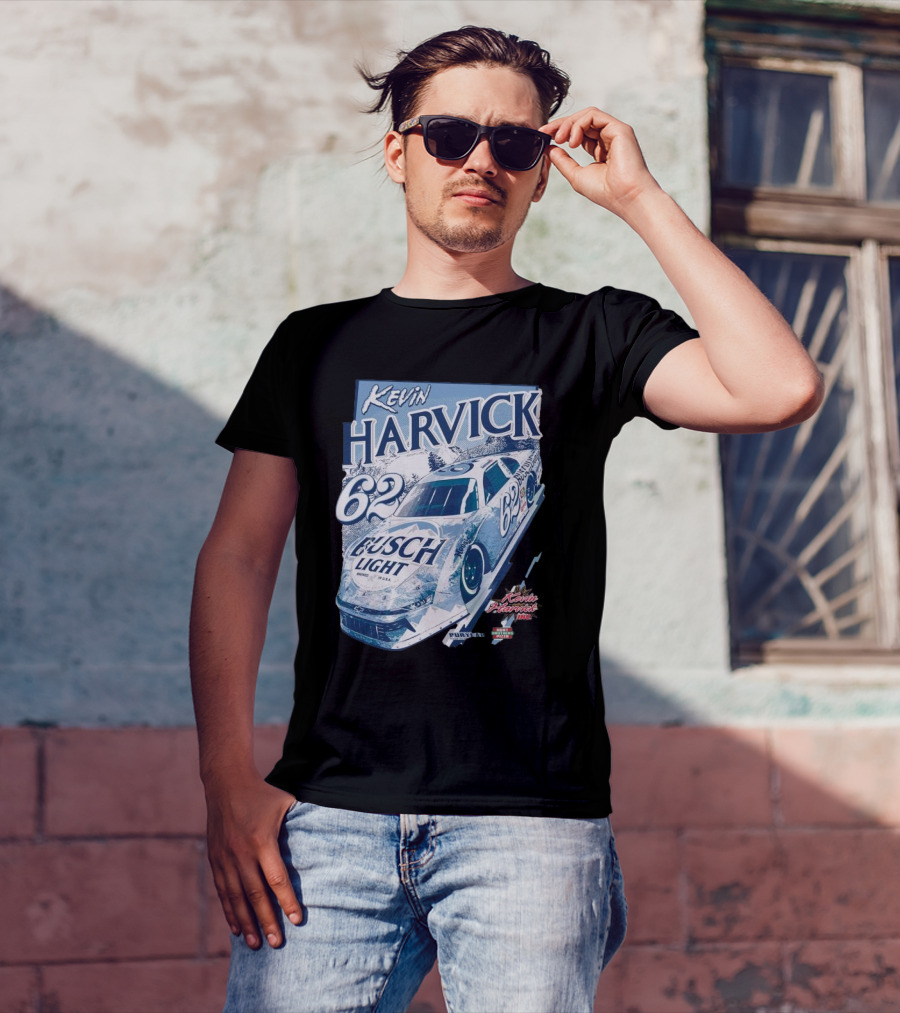 Kevin Harvick 62 Busch Light Racing Car At 5 Flags Speedway June 28 T-Shirt