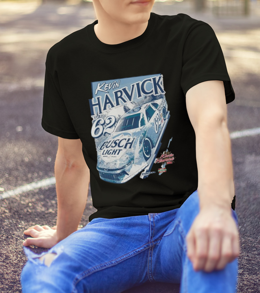 Kevin Harvick 62 Busch Light Racing Car At 5 Flags Speedway June 28 T-Shirt
