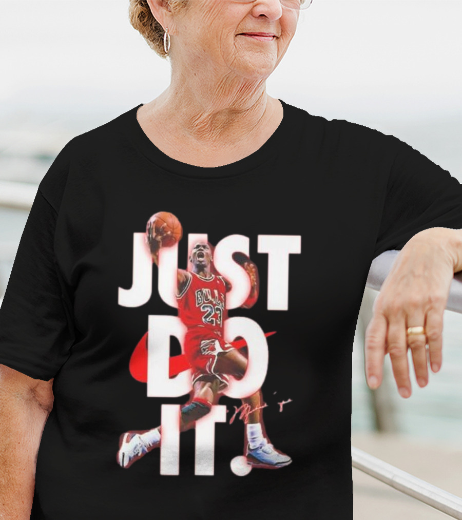Michael Jordan Just Do It Bulls 23 Signature T-Shirt