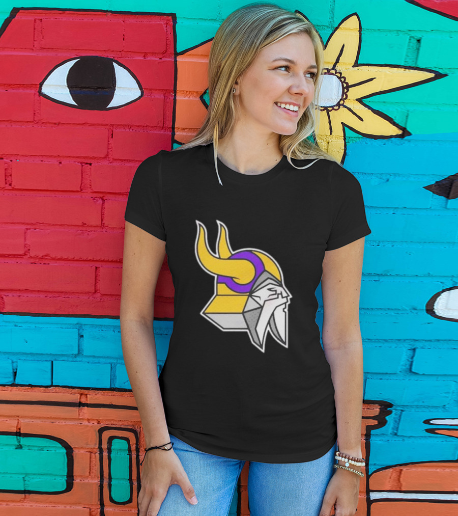 Minnesota Vikings The Chaos Bringers Viking Head T-Shirt