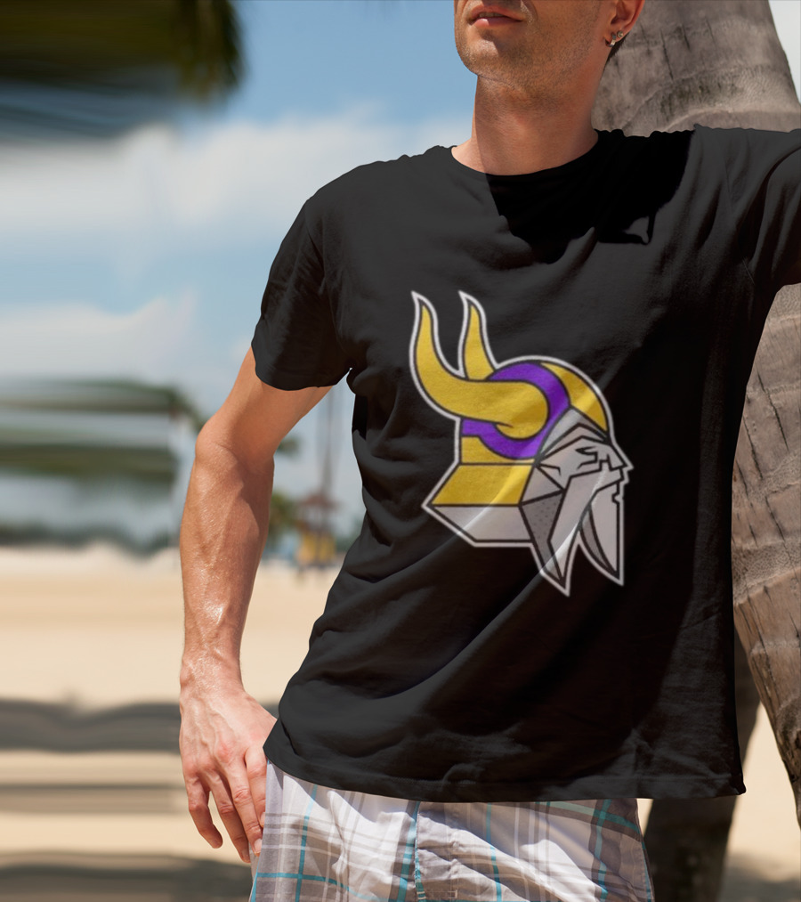 Minnesota Vikings The Chaos Bringers Viking Head T-Shirt