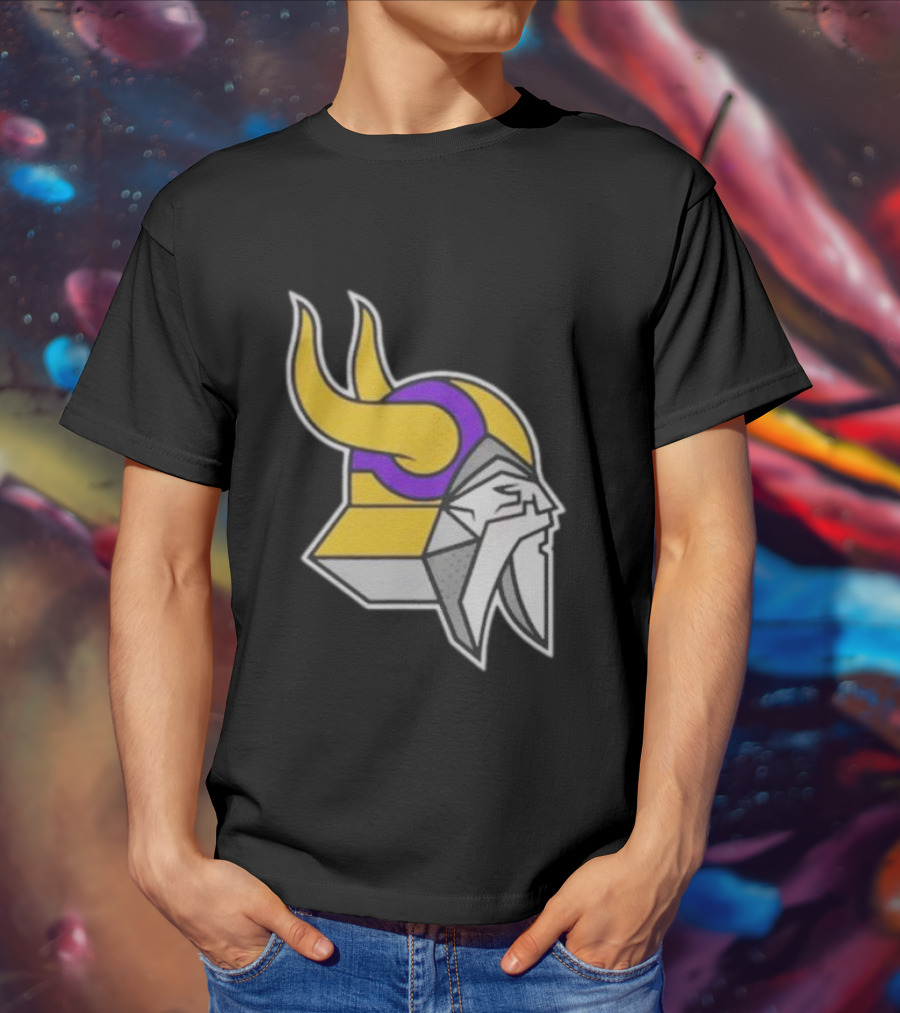 Minnesota Vikings The Chaos Bringers Viking Head T-Shirt