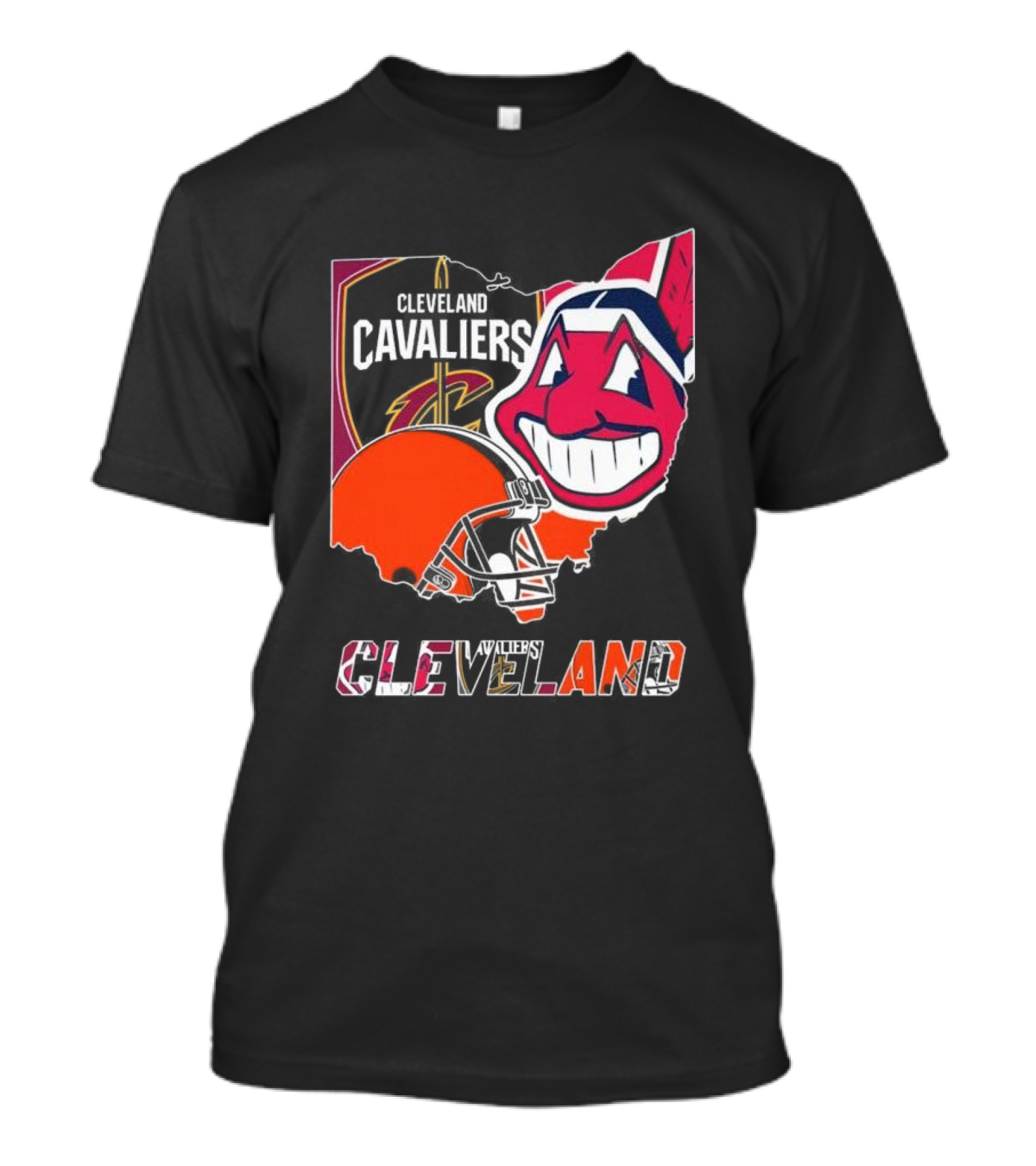 Cleveland Cavaliers Browns Indians Sports Team T-Shirt