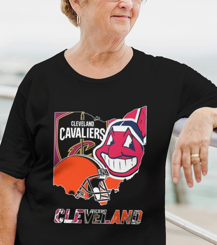 Cleveland Cavaliers Browns Indians Sports Team T-Shirt
