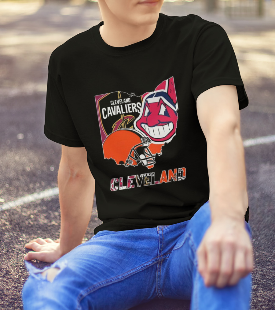 Cleveland Cavaliers Browns Indians Sports Team T-Shirt