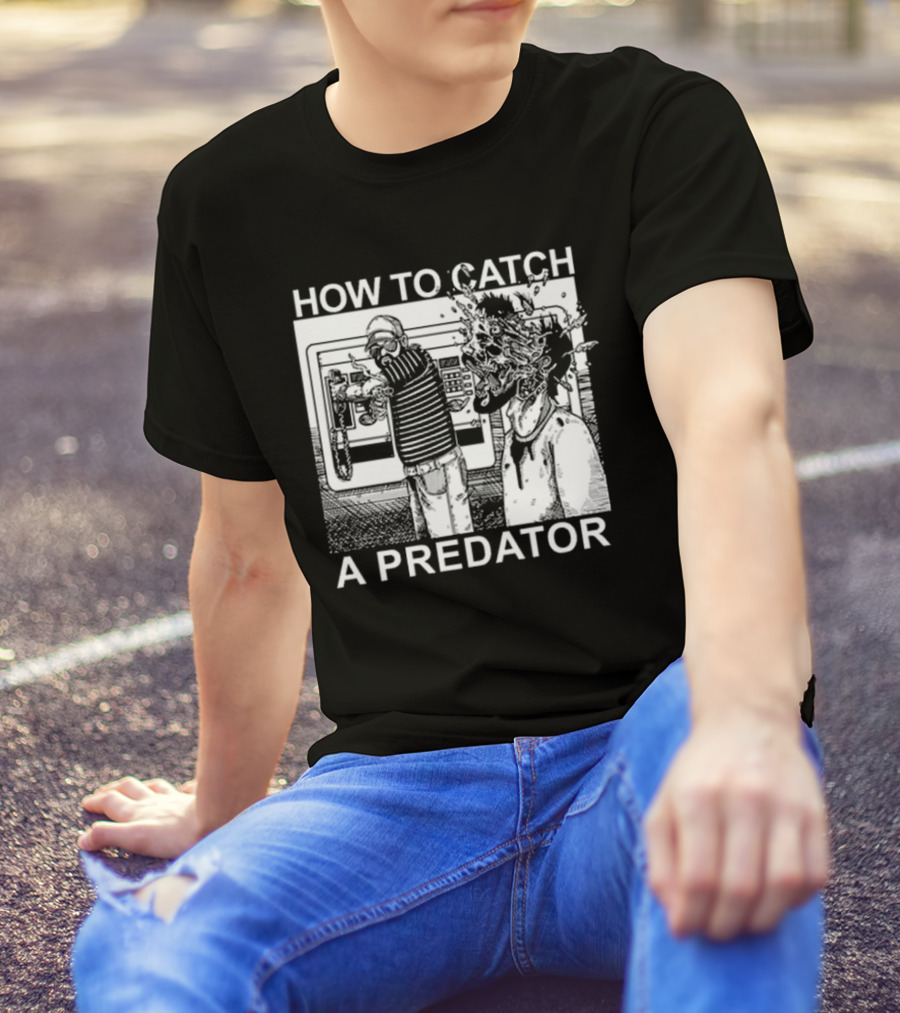 Gary Plauche How To Catch A Predator Graphic Comic T-Shirt