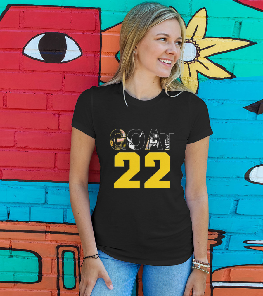 GOAT 22 Caitlin Clark Iowa Hawkeyes Basketball Player Iconic Number T-Shirt