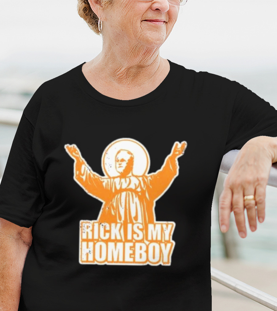 Knoxville Johnny Rick Is My Homeboy Orange T-Shirt