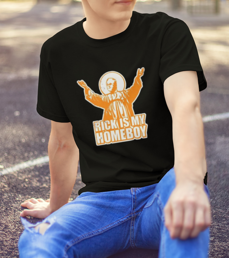 Knoxville Johnny Rick Is My Homeboy Orange T-Shirt