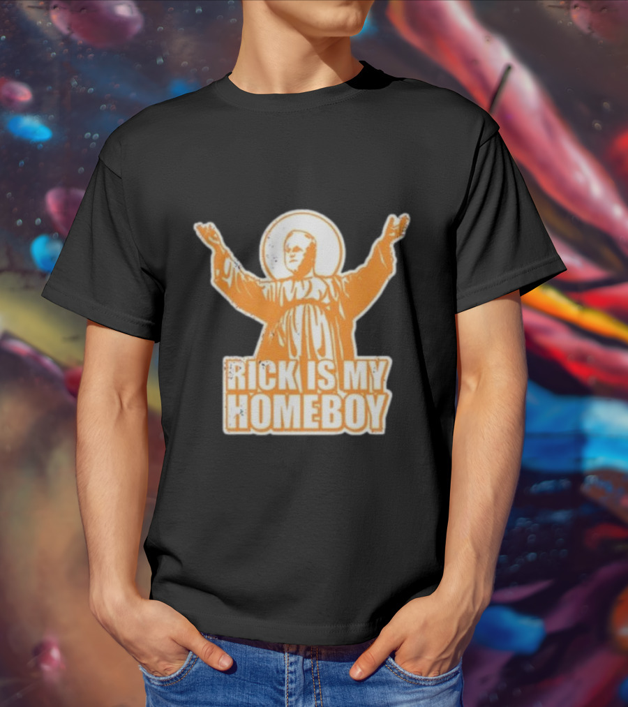 Knoxville Johnny Rick Is My Homeboy Orange T-Shirt